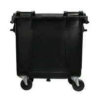 Coletor Plástico 1000 Litros Preto - Foto 3