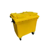 Coletor Plástico 1000 Litros Amarelo