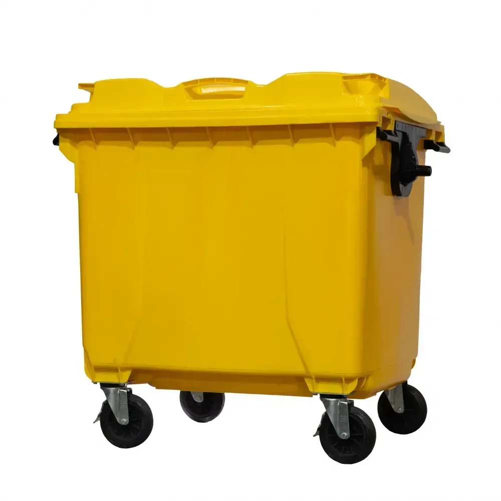 Coletor Plástico 1000 Litros Amarelo Imagem