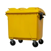 Coletor Plástico 1000 Litros Amarelo