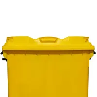 Coletor Plástico 1000 Litros Amarelo - Foto 5