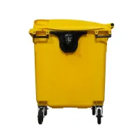 Coletor Plástico 1000 Litros Amarelo - Foto 4