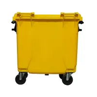 Coletor Plástico 1000 Litros Amarelo - Foto 3