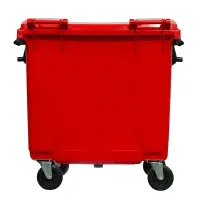 Coletor Plástico 1000 Litros Vermelho - Foto 3