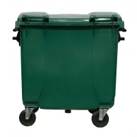 Coletor Plástico 1000 Litros Verde - Foto 3