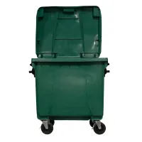 Coletor Plástico 1000 Litros Verde - Foto 5