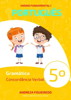 335 - Português - Gramática - Concordância Verbal - 5º ano - PDF com 4 páginas