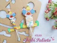 G1.740 Gabarito de Moldes  em MDF Palhaço Marshmellow - Coleção Alegria de Criança - Foto 2