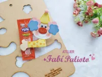 G1.741 Gabarito de Moldes  em MDF Palhaço Agarradinho - Coleção Alegria de Criança - Foto 2