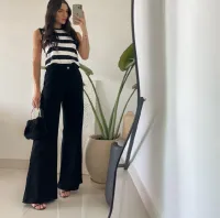 Wide Leg Black