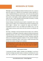 661 - Biologia - Histologia - Microscopia de Tecidos - 1º ano do Ensino Médio - PDF com 22 páginas - Foto 2