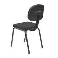 Kit com 4 unidades Cadeira Secretária Plus Slim Fixa 4 Pés - Foto 8