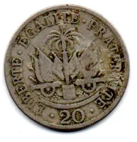 Haiti - 1907 - 20 Centimes - Foto 2