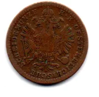 Monarquia Austro-Húngara - 1860A - 1 Kreuser - Foto 2