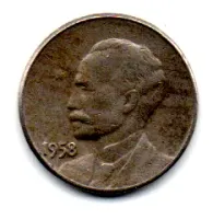 Cuba - 1958 - 1 Centavo - Foto 2