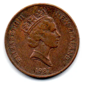 Nova Zelândia - 1987 - 2 Cents