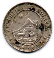 Bolívia - 1939 - 10 Cents - Foto 2