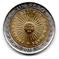 Argentina - 2016 - 1 Peso - MBC