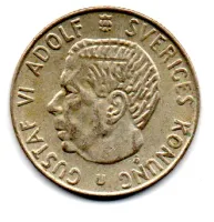 Suécia - 1966 - 1 Krona - Prata .400 - Aprox. 7g - 25mm - Foto 2