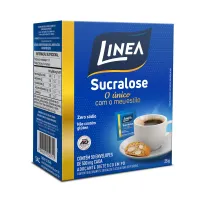 Adoçante Linea em Pó Sucralose  Caixa c/ 50 Saches