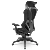  Cadeira Multiregulável NR17 Game Vizon Assento e Encosto em Tela Phoenix Mecanismo Sincronizado Base Piramidal e Braços 3D - Foto 5