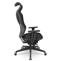  Cadeira Multiregulável NR17 Game Vizon Assento e Encosto em Tela Phoenix Mecanismo Sincronizado Base Piramidal e Braços 3D - Foto 4