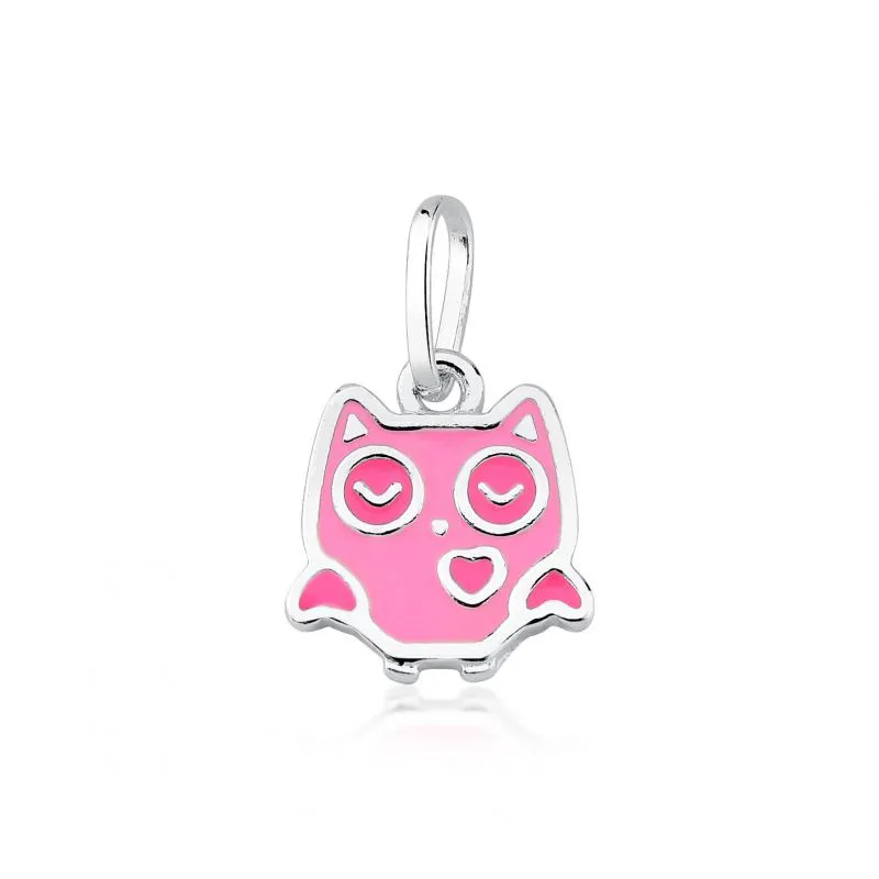 Colar de prata 925 Coruja  - 252050