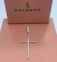 Cópia de Pingente de prata cruz palito 3,0 cm - PI505