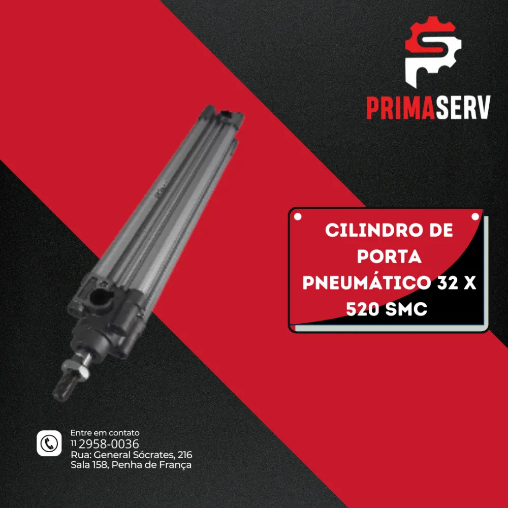 CILINDRO DE PORTA PNEUMÁTICO 32 X 520