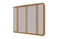 Roupeiro 6 Portas Madri 2.75 100% MDF - Foto 3