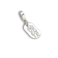 Berloque de Prata 950 - OXENTE -  BS115