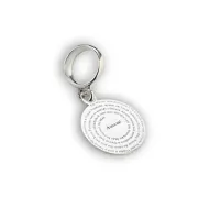 Berloque de Prata Personalizado - Oração do Pai Nosso - BER1208
