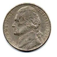 Estados Unidos - 2004P - 5 Cents (Bicentenary of Lewis and Clark Expedition. Keelboat)