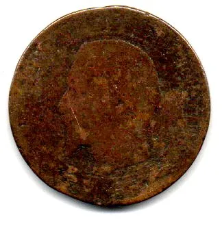 França - 1855 - 5 Centimes