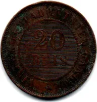 1910 - 20 Réis - Moeda Brasil - Foto 2