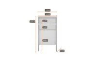 Roupeiro Modulado Rizon módulo Aéreo Solteiro  RN/PR - Foto 5