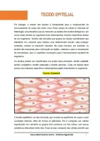 662 - Biologia - Histologia - Tecido Epitelial - 1º ano do Ensino Médio - PDF com 22 páginas - Foto 2