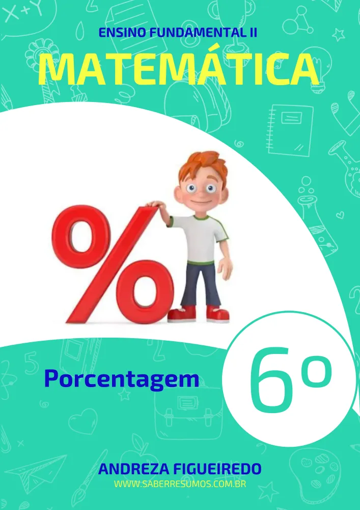 437 - Matemática - Porcentagem - 6º ano - PDF com 6 páginas