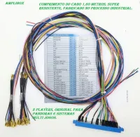 Chicote JAMMA 56 Pinos - Compatível com Pandora Box e Sistemas Multijogos, Ideal para Fliperamas e Máquinas Multijogos!  - Foto 3