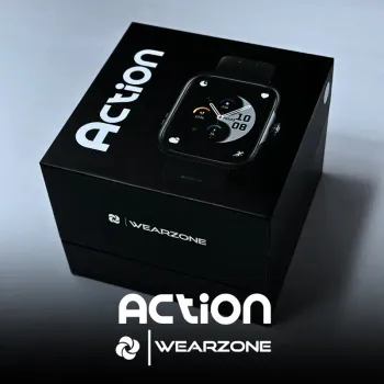 ACTION WEARZONE | Smartwatch Esportivo | A PROVA D'ÁGUA, GPS integrado e 7 Dias de Bateria - Foto 2