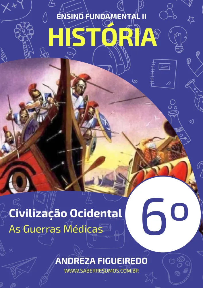 363 - História - Civilização Ocidental - As Guerras Médicas - 6º ano - PDF com 3 páginas Imagem