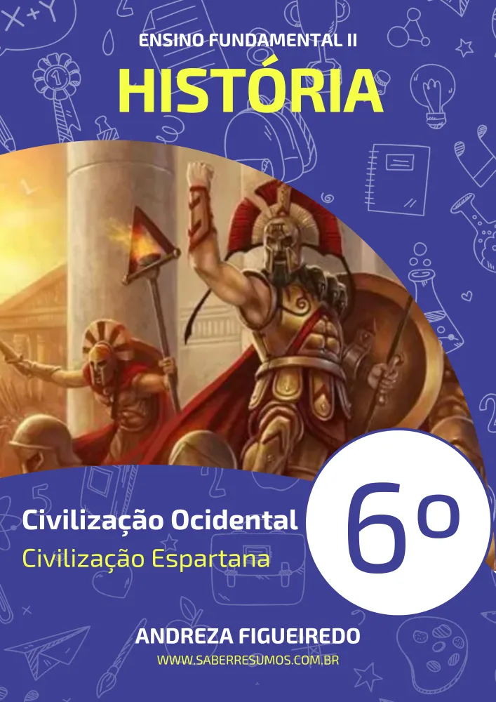 361 - História - Civilização Ocidental - Civilização Espartana - 6º ano - PDF com 6 páginas Imagem