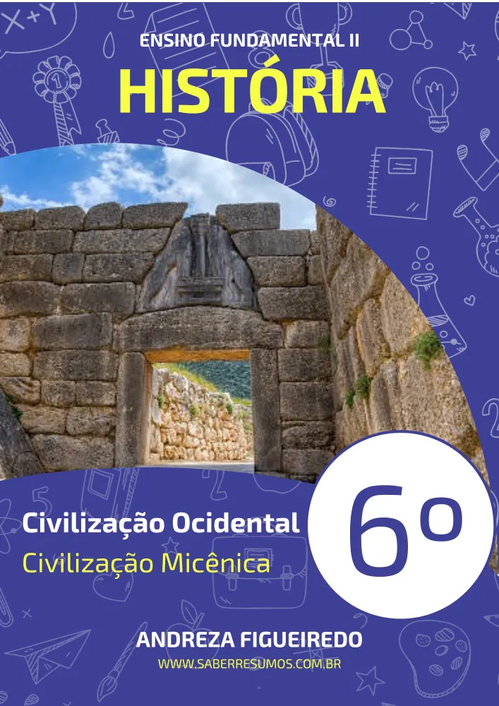 358 - História - Civilização Ocidental - A Civilização Micênica - 6º ano - PDF com 5 páginas Imagem