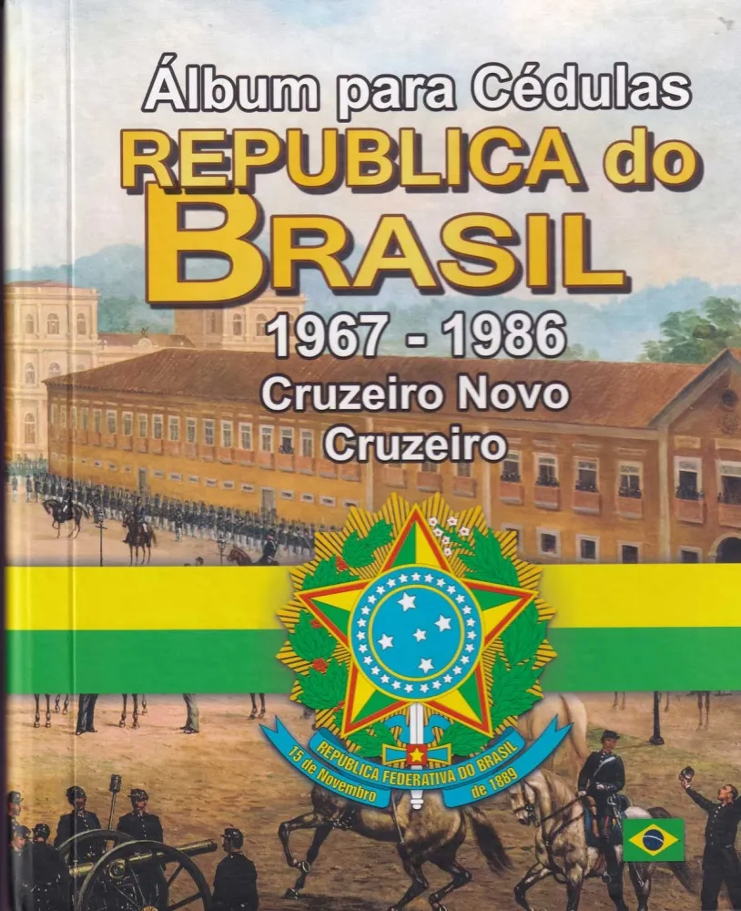 Álbum para cédulas da Republica do Brasil - 1967 - 1986