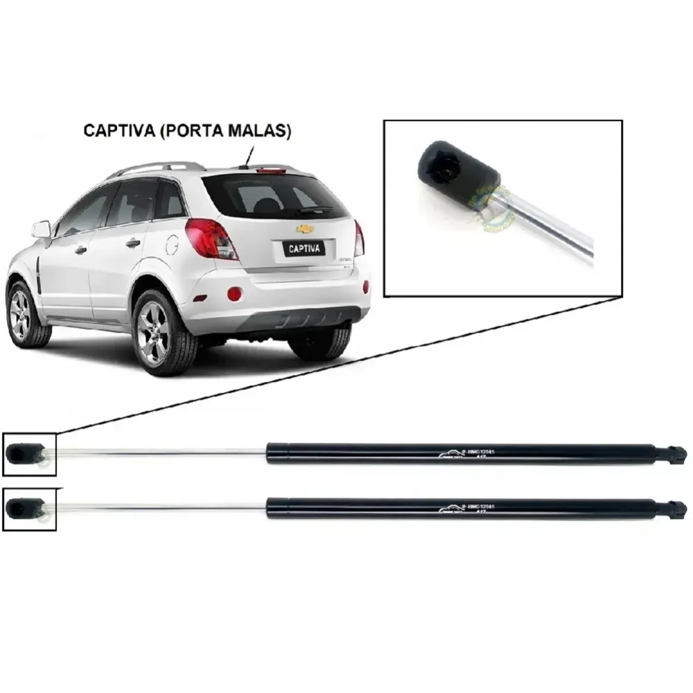 Par Amortecedor Porta Mala Captiva 2008 2009 2010 2011 2012 2013 2014 2015