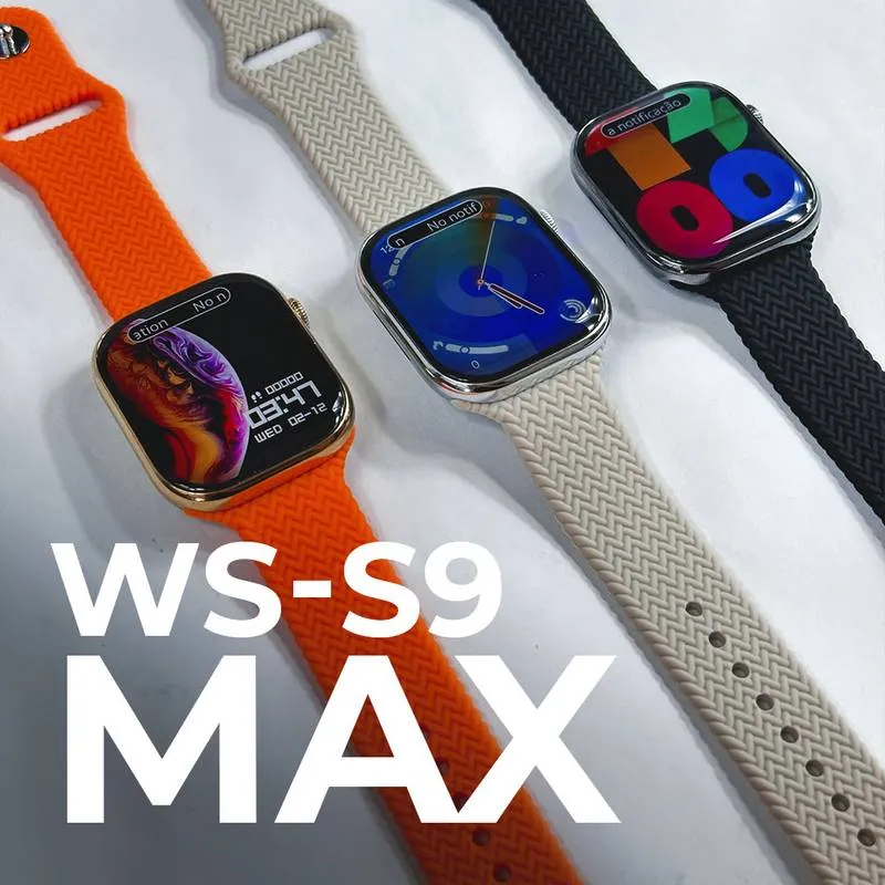 WS-S9 MAX | NIVEL AMOLED | DUAS PUSEIRAS Imagem