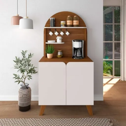 Cantinho do Café Viena Cedro/Off White – ARTELY Imagem