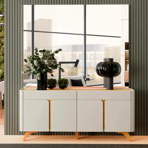 Buffet Arcus Off White/Naturale – MAVAULAR