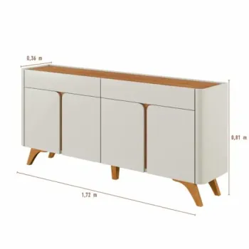 Buffet Arcus Off White/Naturale – MAVAULAR - Foto 2