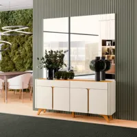 Buffet Arcus Off White/Naturale – MAVAULAR - Foto 4